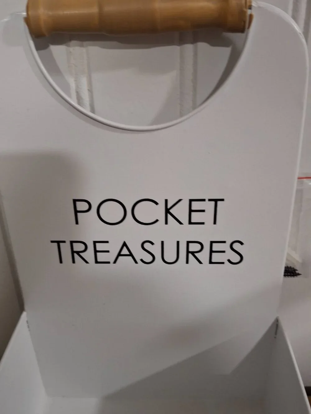 New Becki Owens by Design Styles Pocket Treasures Laundry Wall Pocket Farmhouse